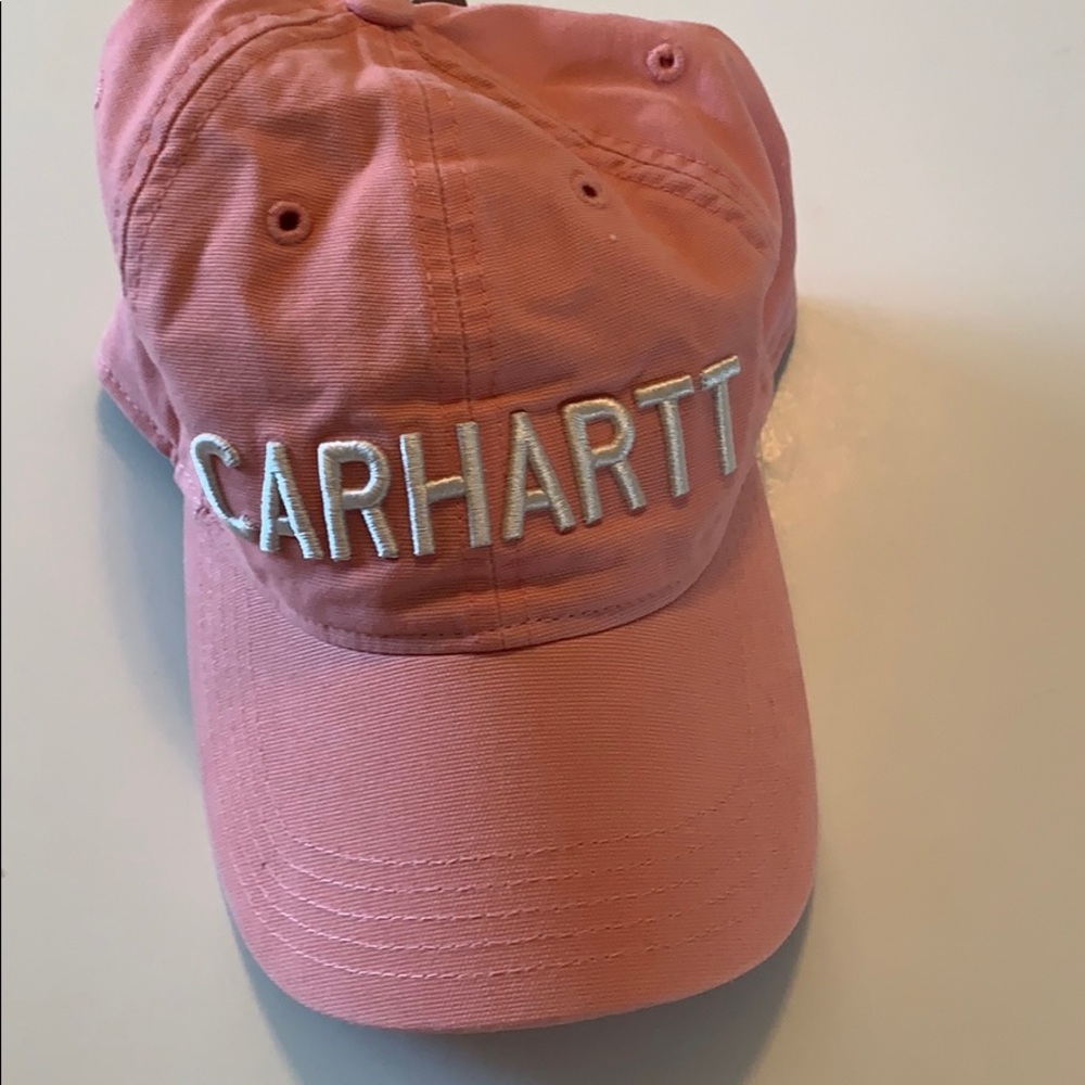 Pink carhartt baseball hat